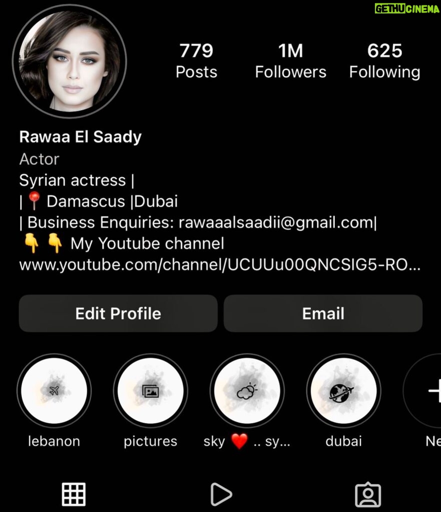 Rawaa El Saady Instagram - شكراااا على محبتكم أنا بكبر فيها ❤️❤️ 😘😘😘 #1million #followers #rawaa_alsaadi #syria #dubai #abudhabi #egypt