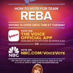 Reba McEntire Instagram – Now’s the time, y’all! Voting is open until 7am ET #TeamReba