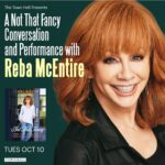 Reba McEntire Instagram - Oct 10 Legendary entertainer Reba McEntire will take to The Town Hall's stage! Join Reba as she speaks on her upcoming book and performs! Her new book Not That Fancy: Simple Lessons on Living, Loving, Eating, and Dusting Off Your Boots is an enchanting collection of funny, poignant, and deeply personal stories, photos, tips, and recipes. All tickets include a copy of the book! Member presale Wed, Aug 16 at 12pm On sale Fri, Aug 18 at 12pm Ticket link in bio In partnership with Barnes & Noble . . #reba #NotThatFancy #country #fancy #music #queenofcountry #cma #recipes #book #barnesandnoble #garthbrooks
