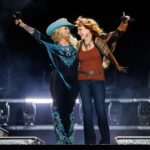 Reba McEntire Instagram – What a night!!! Thanks @mirandalambert for asking me to be part of @stagecoach last night. And thanks to all the #Countrymusic fans for sticking with us in that wind! #badasssisters #bas #stagecoach 
📸: @jeffjohnsonimages