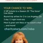 Reba McEntire Instagram - Get in the holiday spirit with the ‘Music 4 Good’ Holiday Campaign! 🎁 Enter to win a trip to see me at a @nbcthevoice live show in Los Angeles in 2024! Use code “UMG” to receive 250 bonus entries. Enter to win at the link in bio!