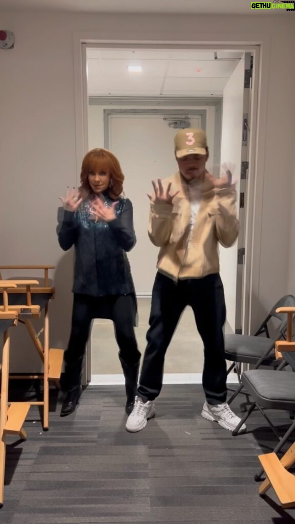 Reba McEntire Instagram - Thanks for the new dance moves @chancetherapper!