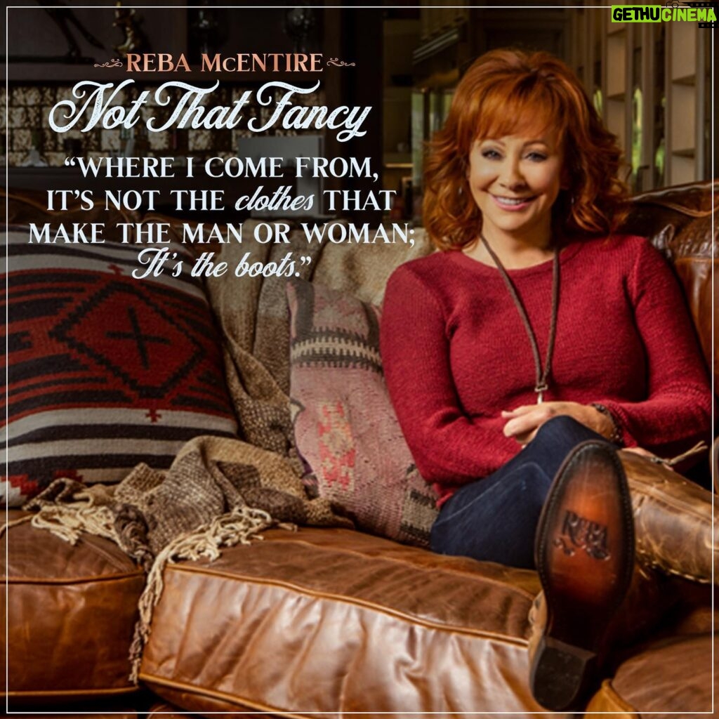 Reba McEntire Instagram - I'm so excited to share some of the life lessons I've lived by over the years in my new book #NotThatFancy, out everywhere Oct. 10th! Pre-Order your copy today at the link in bio!