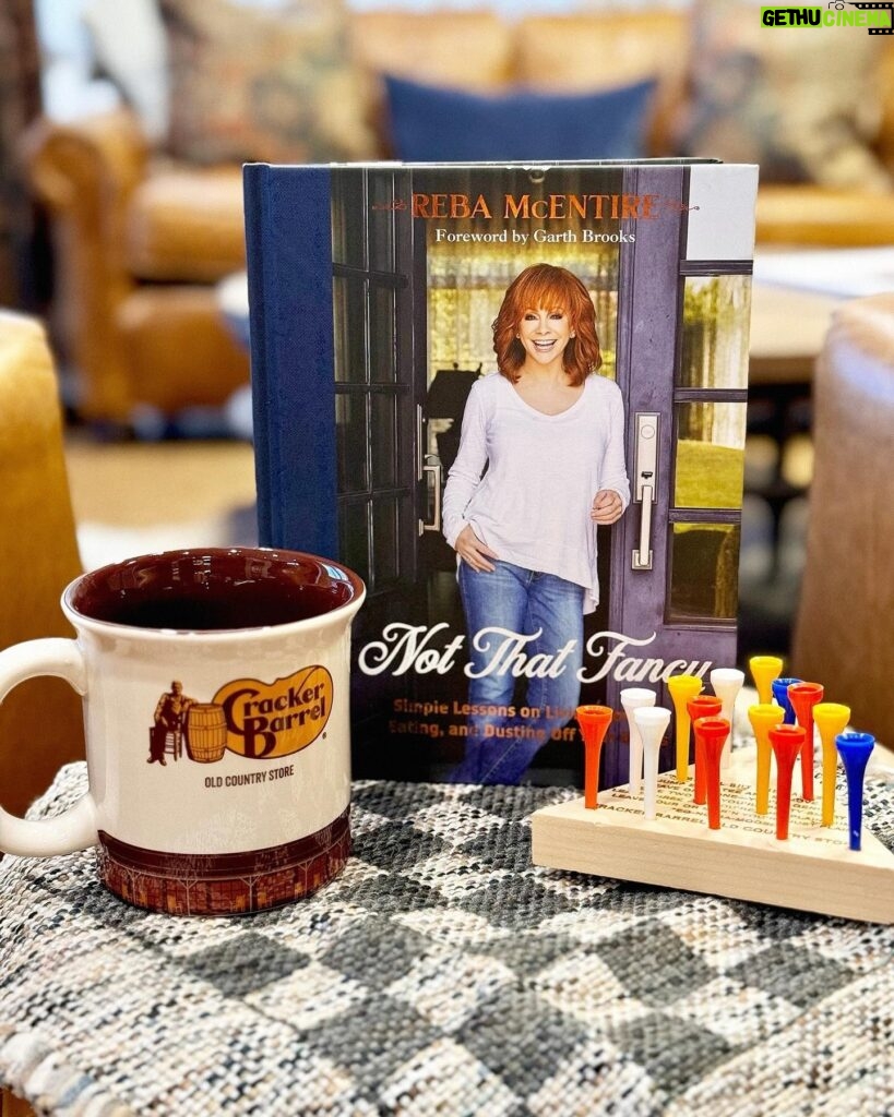 Reba McEntire Instagram - @CrackerBarrel is now carrying #NotThatFancy, which includes an exclusive letter and recipe cards only in stores! Head to your nearest restaurant to get yours before the holidays!
