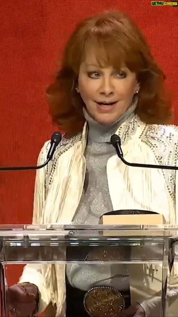 Reba McEntire Instagram - I was honored to receive the Lifetime Achievement Award this past weekend at the Western Heritage Awards. I always want to be the cowgirl that stands up for the underdog, and that’s what this award means to me.