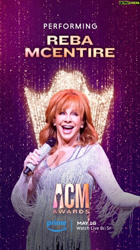Reba McEntire Instagram - Not only is @reba HOSTING the 59th ACM Awards, she will also be PERFORMING brand new music! 🎶 We can’t wait! Watch the #ACMawards LIVE May 16 → 8e | 5p on @PrimeVideo. #RebaACM