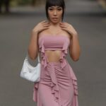 Rebecca Chen Instagram - @FashionNova 1 , 2 or 3? 🔎 Love Affair Skirt Set - Mauve