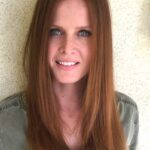 Rebecca Mader Instagram - Hair Day! Hair by @davestanwell Thank you for making me feel pretty! Love you babe 💚