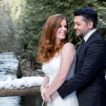 Rebecca Mader Instagram - We are thrilled to announce that on the 23rd of November Marc and I became Husband and Wife! We're Married! @marckayne 💚❄️️