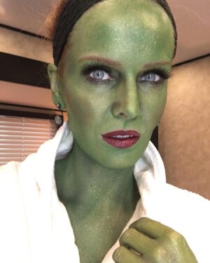 Rebecca Mader Instagram - Happy Birthday Zelena! I miss you every day. 💚🎂🎈#onceuponatime #zelena #wickedwednesday