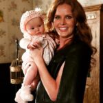 Rebecca Mader Instagram - Happy Monday #mypretties #zelena #babyrobin #onceuponatime 💚👶🏼 #wickedwitches