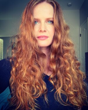 Rebecca Mader Instagram - Is it over yet? Please hide all the scissors from me! 🔥😷 ✂️