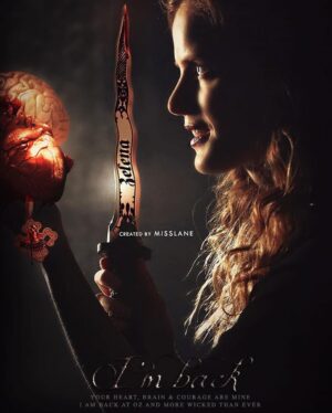 Rebecca Mader Instagram - Love this! The dagger and a Heart💚#Repost @misslane_es
・・・
Post-OUAT | zelena takes her revenge in Oz! [HQ on twitter @misslane_es] #zelena #wickedwitch 
@bexmader