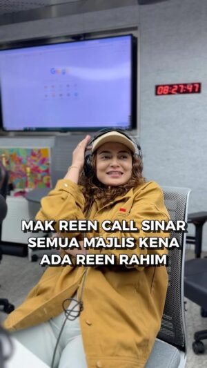 Reen Rahim Instagram - Tak sangka mak Reen Rahim jadi caller guna nama Facebook, Nadiku. Mak Reen call sebab nak cerita pasal keistimewaan anak dia. Mak Reen kata kalau apa-apa majlis kena ada Reen. Booster untuk orang jadi ceria. Kalau takda rasa sunyi je.. 

#PagiDiSINAR