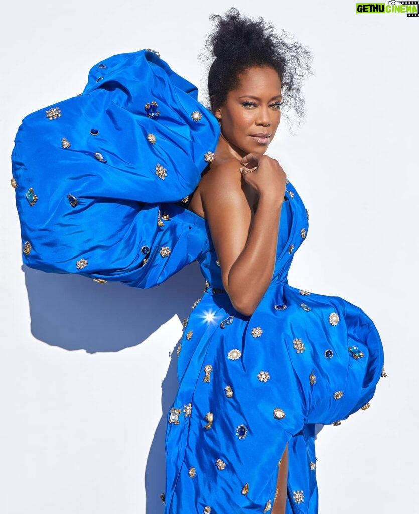 Regina King Instagram - Lady In The Blue Dress