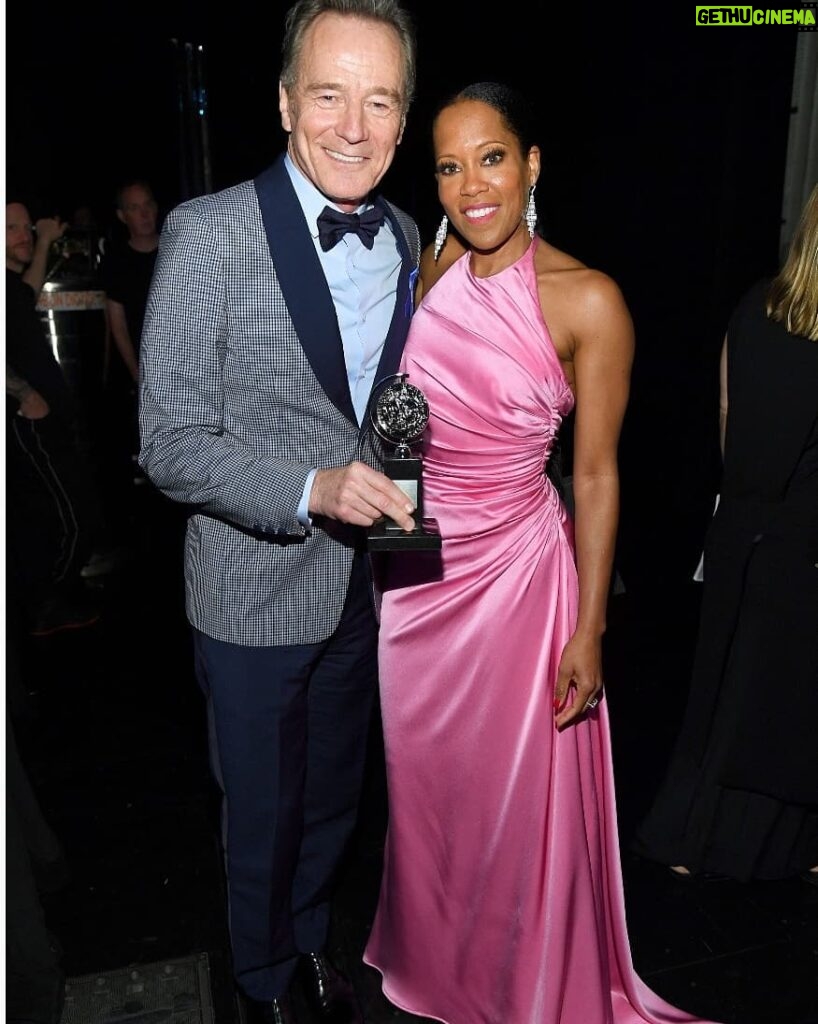 Regina King Instagram - Flashback to my 1st Tonys -Look mama...I'm at the Tonys!!! -Glam Squad got me pretty in pink -When 4 fly people have to take a pic -Officer Tang & Detective Adams reunite #Southland -Bebe is l👀kin good! Whatchoo on...that Keto diet?? -Laura and I are about to hit that stage and were feeling cute. So we give'm that over the shoulder smirk -And the winner is...Bryan Cranston!!! Alright B-fly let's give it to 'em in this Prada #TonyAwards2019