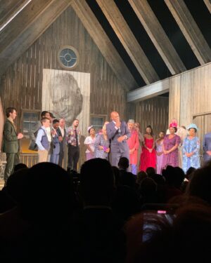 Renée Elise Goldsberry Instagram - @leslieodomjr you blow us all away! Everyone and everything in @purliebway is JOYFULLY and WONDERFULLY lighting the world! A must see! At least once! 
#PurlieVictorious 
#OpeningNight
#datenightwithhubby 
💄 @christrotmanmakeup