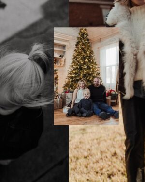 Renee Paquette Instagram - Have I mentioned how much I love when worlds collide?? 

Meet @reneepaquette and @jonmoxley family! Their sweet little girl was such a trooper through this session and it was so much fun spending time with their family! Their beautiful little girl definitely stole the show! 🎁🎄

Shoutout to @studio821_ for providing a last min space to be able to get both outdoor and indoor images during these cold temps 🥶🌡️
