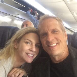 Rhea Seehorn Instagram - I’m celebrating (and missing) my old roomie today! 
HAPPY BIRTHDAY TO THE AMAZING @mrpatrickfabian !
I love you to pieces, & you, clearly, make me laugh my ass off. ❤️