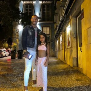 Ricardo Quaresma Instagram - Hoje é o teu dia minha 👸
Hoje celebramos os teus 7 anos 
Estou muito orgulhoso de ti,  que sejas sempre essa menina alegre meiga e brava … ❤