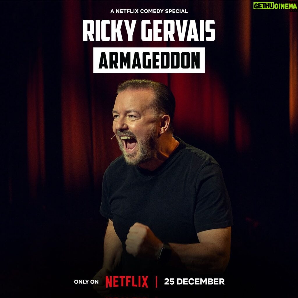 Ricky Gervais Instagram - You’re welcome…