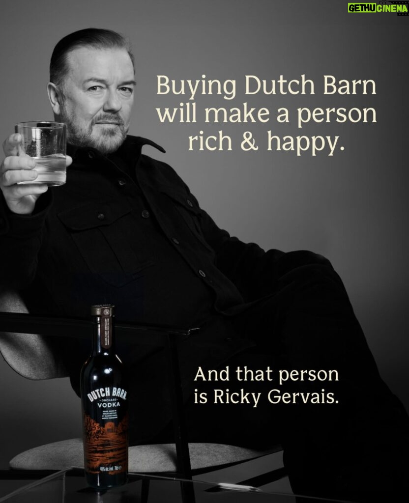Ricky Gervais Instagram - Honest Advertising 😂