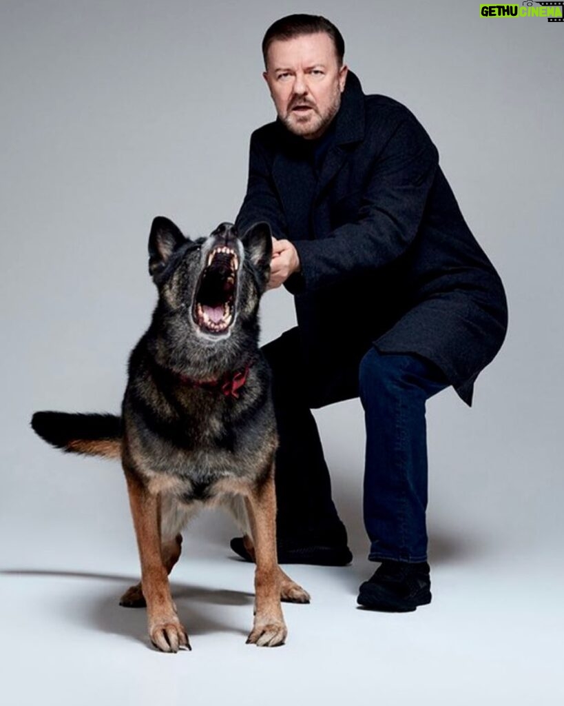 Ricky Gervais Instagram - One of my favourite photoshoots ever!