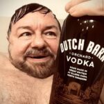 Ricky Gervais Instagram - People say to me “Rick, you’re an intelligent, educated, globally loved influencer & role model to millions. Knowing the dangers of alcohol, why do you still drink every day?” And I say “Because I’m not a quitter” 👊#Inspirational #dutchbarn