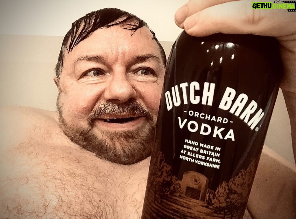 Ricky Gervais Instagram - Most Vodka is just cheap diluted ethanol. Dutch Barn is different. It’s expensive.