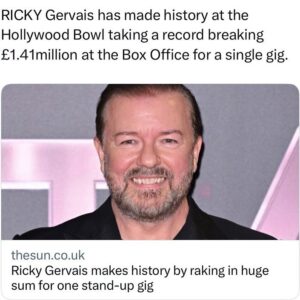 Ricky Gervais Thumbnail - 143.7K Likes - Top Liked Instagram Posts and Photos