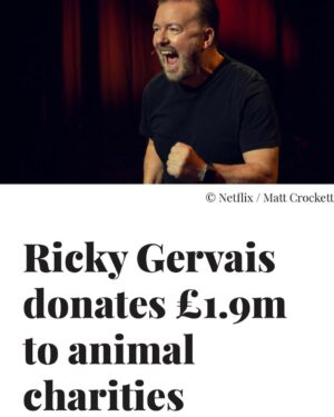 Ricky Gervais Thumbnail - 195.6K Likes - Most Liked Instagram Photos