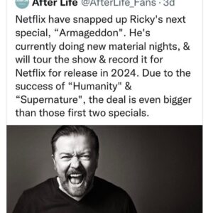 Ricky Gervais Thumbnail - 102.2K Likes - Top Liked Instagram Posts and Photos