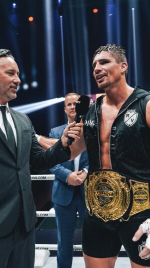 Rico Verhoeven Instagram - Back in the ring after 10 months of intense recovery, I couldn’t be more grateful for this moment. Facing a challenger who talked a big game but fell short when it counted, I proved that actions speak louder than words. In those five rounds, we somehow made it look easy and defended my World Heavyweight Kickboxing title.

To my challenger, it’s not just about throwing bombs and all the smoke 💨; it’s about heart, strategy, and skill. Keep working, and one day you’ll get there. 

To my incredible fans, thank you for your unwavering support during my recovery and comeback. You inspire me every day! To me this victory is a testament to the power of perseverance and dedication. Can’t wait to step back into the ring again for my next title defence. 

Hungry like a lion.