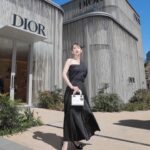 Riho Yoshioka Instagram - DIOR麻布台ヒルズ店のオープンに行ってきました❤︎ @DIOR #ディオールファインジュエリー #SUPPORTEDBYDIOR make: @nobusawahitoshi ❤︎