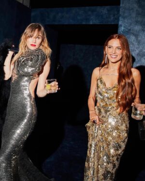Riley Keough Instagram - Last night at the @vanityfair Oscar party ~ @celine @yslbeauty ✨ @marktownsend1 @beau_nelson @sweetbabyjamie