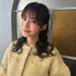 Rin Takahashi Instagram - ウェーブヘアアレンジ🫶 #ウェーブヘア #ヘアアレンジ #ヘアセット #ハーフツイン
