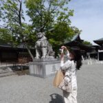Rin Takahashi Instagram - 寒川神社さんへ⛩️✨行ってきました🌸 ずっと行ってみたいなぁと思っていた神社だったので とても嬉しいです🧡 お天気もよくとてもパワーをもらえた気がします💪☀️ 華音ちゃんぷち遠出一緒にしてくれてありがとう🥰 1日中一緒にいれて楽しかった🫣 @miyahara_kanon #寒川神社 #神社巡り #御朱印 #御朱印集め
