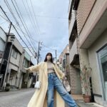Rino Sashihara Instagram - 曇天、です。 コート着れるのは嬉しいですね☺️ みんなはどんなコートに着ますか？