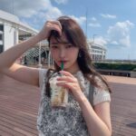 Rino Sashihara Instagram - めちゃくちゃ強風の日にフラペチした #フラペチ #初めて聞く響き