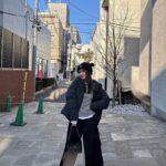 Rio Uchida Instagram - こないだの、くまの日の全身🐻 ダウンめちゃあったかす。かなだぐーす。 今夜はは #おっさんずラブ-リターンズ- 第6話 放送です。結婚式💍是非ご覧ください〜っ 私服🐼 down jacket: @canadagoose tops: @milaowen_official pants: @maisonspecial_women beanie: @basicks.jp bag: @prada shoes: @nike