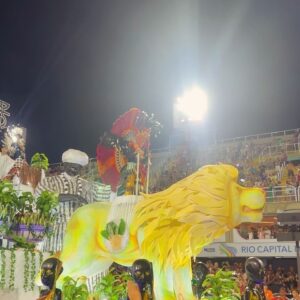 Rita Pereira Instagram - O Carnaval no Brasil 🇧🇷 
Já não é a primeira vez que vou, já tive até a sorte de desfilar num destes carros alegóricos e foi das experiências mais emocionantes da minha vida, mas todos os anos a emoção é gigante porque realmente, esta competição é única.
A mistura de pessoas, a cultura, a arte, a dedicação, a inclusão, a cor, os carros alegóricos, as fantasias, o amor que se vê no rosto de cada participante, tudo isto é muito especial. 
Aconselho muito tentarem viver esta experiência.
@nossocamarote @marquesdesapucaioficial #carnavaldorio #riodejaneiro #goodvibes