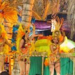 Rita Pereira Instagram - O Carnaval no Brasil 🇧🇷 Já não é a primeira vez que vou, já tive até a sorte de desfilar num destes carros alegóricos e foi das experiências mais emocionantes da minha vida, mas todos os anos a emoção é gigante porque realmente, esta competição é única. A mistura de pessoas, a cultura, a arte, a dedicação, a inclusão, a cor, os carros alegóricos, as fantasias, o amor que se vê no rosto de cada participante, tudo isto é muito especial. Aconselho muito tentarem viver esta experiência. @nossocamarote @marquesdesapucaioficial #carnavaldorio #riodejaneiro #goodvibes