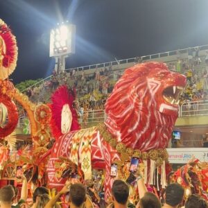 Rita Pereira Instagram - O Carnaval no Brasil 🇧🇷 
Já não é a primeira vez que vou, já tive até a sorte de desfilar num destes carros alegóricos e foi das experiências mais emocionantes da minha vida, mas todos os anos a emoção é gigante porque realmente, esta competição é única.
A mistura de pessoas, a cultura, a arte, a dedicação, a inclusão, a cor, os carros alegóricos, as fantasias, o amor que se vê no rosto de cada participante, tudo isto é muito especial. 
Aconselho muito tentarem viver esta experiência.
@nossocamarote @marquesdesapucaioficial #carnavaldorio #riodejaneiro #goodvibes