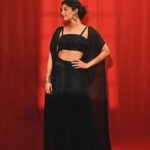 Ritika Singh Instagram - 🖤 Styled by @officialanahita Wearing: @_anjali_jha_____ Earrings: @pipabella Bracelet: @bloombysushmita Makeup: @makeupwithshruthi Hair: @suganthi.themua Style team: @pranathivarma.k Pictures: @saicharanthejareddyphotography