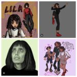 Ritu Arya Instagram - This artwork is insane... Thank you all for the Lila love. My mind is blown❤️✊🏾🙏🏽🌎👠🙏🏽☂️🌈🍭🎈👽🍬🧁🧃 @umbrellaacad