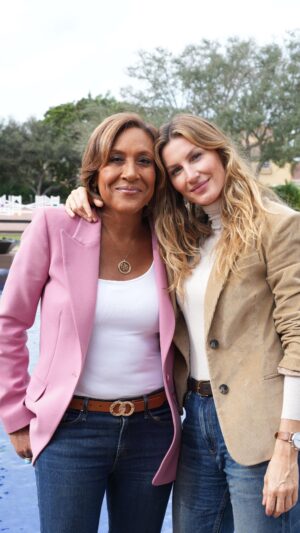 Robin Roberts Instagram - EXCLUSIVE: @robinrobertsgma sits down with @gisele as she opens up about her divorce, co-parenting, and her next chapter.

Stream the full interview on IMPACT by @nightline on @hulu.

#giselebundchen #exclusive #family #coparenting #divorce