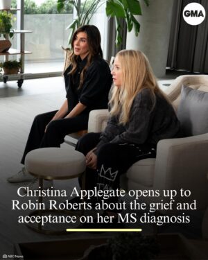 Robin Roberts Instagram - EXCLUSIVE: Christina Applegate opens up to @robinrobertsgma about the grief and acceptance on her MS diagnosis. Watch the full interview tomorrow on GMA.