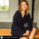 Robin Wright Instagram - Posted @withrepost • @pourlesfemmesofficial Pour Les Femmes' chic Cashmere Robe Featuring a ribbed front woven texture with smooth back, self-belt and loose cuff. Our timeless cashmere is ethically sourced from free-roaming Cashmere goats in the open steppes of Mongolia. Producing an ultra-soft and comforting feel, our cashmere garments provide warmth and durability season after season. Handcrafted from 100% Mongolian Cashmere