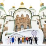 Robin Wright Instagram - Honored to be a part of #thekyivsummitoffirstladiesandgentlemen Thank you so much @olenazelenska_official & @zelenskiy_official #ukraine #kyev #kiev #humanrights #equalrights #together #werise #tothechallenge