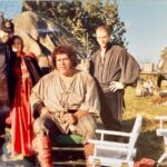 Robin Wright Instagram - The Princess Bride Monday memories, it would seem! Here we caught Wallace Shawn lunching, the rest of us posing, on location in #bakewell What a magical experience! #magic Simply the best cast and crew who I am missing so much! 🥲 Here, Rob, Andre, Cary & Wallace…😘 love from your #princessbride #truelove #asyouwish